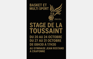 Stage de la Toussaint