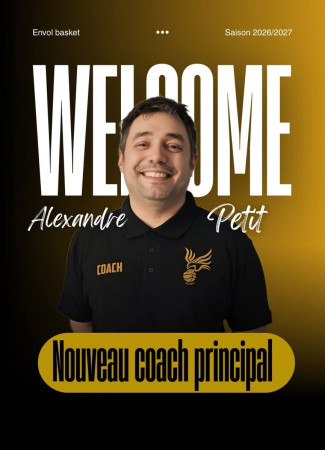 Bienvenu à notre nouveau Coach