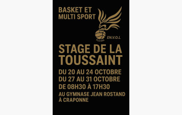 Stage de la Toussaint