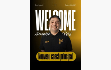 Bienvenu à notre nouveau Coach